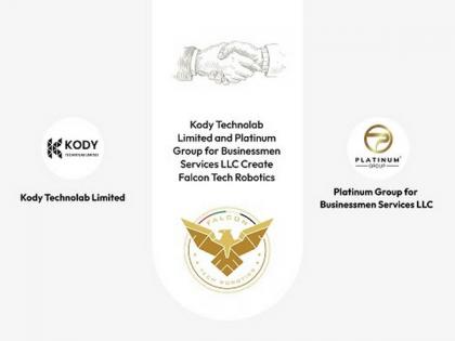 Kody Technolab Limited Forms a Joint Venture in Abu Dhabi with Platinum Group to Manufacture Robotic Solutions | Kody Technolab Limited Forms a Joint Venture in Abu Dhabi with Platinum Group to Manufacture Robotic Solutions Kody Technolab Limited Forms a Joint Venture in Abu Dhabi with Platinum Group to Manufacture Robotic Solutions | Kody Technolab Limited Forms a Joint Venture in Abu Dhabi with Platinum Group to Manufacture Robotic Solutions