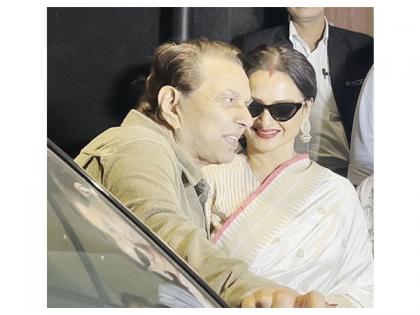 Rekha, Dharmendra's heartwarming reunion steals the spotlight at 'Loveyapa' screening | Rekha, Dharmendra's heartwarming reunion steals the spotlight at 'Loveyapa' screening Rekha, Dharmendra's heartwarming reunion steals the spotlight at 'Loveyapa' screening | Rekha, Dharmendra's heartwarming reunion steals the spotlight at 'Loveyapa' screening