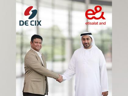 e& and DE-CIX India Partner to implement UAE-India Internet Corridor | e& and DE-CIX India Partner to implement UAE-India Internet Corridor e& and DE-CIX India Partner to implement UAE-India Internet Corridor | e& and DE-CIX India Partner to implement UAE-India Internet Corridor