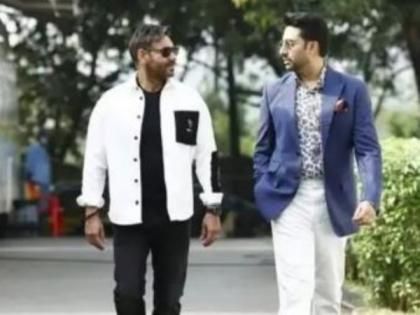 "Always making my chest like a...": Ajay Devgn shares playful birthday wish for Abhishek Bachchan | "Always making my chest like a...": Ajay Devgn shares playful birthday wish for Abhishek Bachchan "Always making my chest like a...": Ajay Devgn shares playful birthday wish for Abhishek Bachchan | "Always making my chest like a...": Ajay Devgn shares playful birthday wish for Abhishek Bachchan