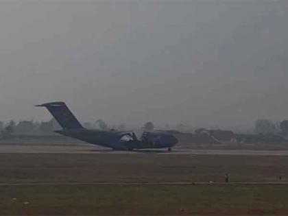 Plane carrying Indian citizens who allegedly illegally migrated to US arrives in Amritsar | Plane carrying Indian citizens who allegedly illegally migrated to US arrives in Amritsar Plane carrying Indian citizens who allegedly illegally migrated to US arrives in Amritsar | Plane carrying Indian citizens who allegedly illegally migrated to US arrives in Amritsar