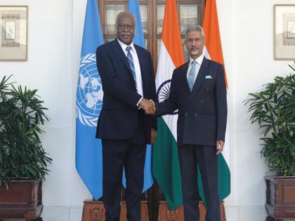 EAM Jaishankar holds talks with UNGA President, discuss UN agenda | EAM Jaishankar holds talks with UNGA President, discuss UN agenda EAM Jaishankar holds talks with UNGA President, discuss UN agenda | EAM Jaishankar holds talks with UNGA President, discuss UN agenda