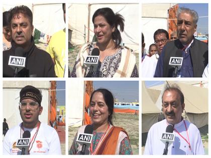 Pakistani pilgrims join Maha Kumbh Mela in Prayagraj, praise India's hospitality | Pakistani pilgrims join Maha Kumbh Mela in Prayagraj, praise India's hospitality Pakistani pilgrims join Maha Kumbh Mela in Prayagraj, praise India's hospitality | Pakistani pilgrims join Maha Kumbh Mela in Prayagraj, praise India's hospitality
