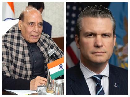Rajnath Singh, US counterpart Hegseth agree on enhanced defence cooperation to deter "aggression in Indo-Pacific" | Rajnath Singh, US counterpart Hegseth agree on enhanced defence cooperation to deter "aggression in Indo-Pacific" Rajnath Singh, US counterpart Hegseth agree on enhanced defence cooperation to deter "aggression in Indo-Pacific" | Rajnath Singh, US counterpart Hegseth agree on enhanced defence cooperation to deter "aggression in Indo-Pacific"