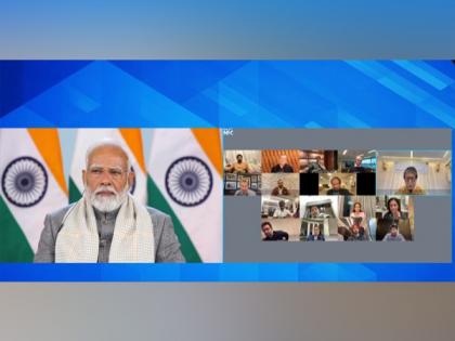 PM Modi interacts with Amitabh Bachchan, Shah Rukh Khan, Mukesh Ambani, other top professionals as part of WAVES Summit | PM Modi interacts with Amitabh Bachchan, Shah Rukh Khan, Mukesh Ambani, other top professionals as part of WAVES Summit PM Modi interacts with Amitabh Bachchan, Shah Rukh Khan, Mukesh Ambani, other top professionals as part of WAVES Summit | PM Modi interacts with Amitabh Bachchan, Shah Rukh Khan, Mukesh Ambani, other top professionals as part of WAVES Summit