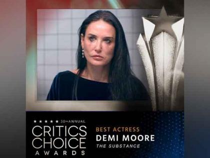 Demi Moore clinches Critics Choice Award for Best Actress for her role in 'The Substance' | Demi Moore clinches Critics Choice Award for Best Actress for her role in 'The Substance' Demi Moore clinches Critics Choice Award for Best Actress for her role in 'The Substance' | Demi Moore clinches Critics Choice Award for Best Actress for her role in 'The Substance'