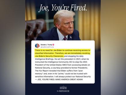 Trump revokes Biden's security clearances, cites 'poor memory' and national security concerns | Trump revokes Biden's security clearances, cites 'poor memory' and national security concerns Trump revokes Biden's security clearances, cites 'poor memory' and national security concerns | Trump revokes Biden's security clearances, cites 'poor memory' and national security concerns