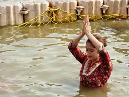 Shivangi Joshi attends Mahakumbh; takes holy dip at Triveni Sangam | Shivangi Joshi attends Mahakumbh; takes holy dip at Triveni Sangam Shivangi Joshi attends Mahakumbh; takes holy dip at Triveni Sangam | Shivangi Joshi attends Mahakumbh; takes holy dip at Triveni Sangam