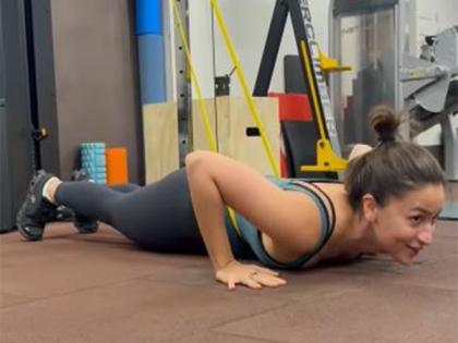 Alia Bhatt swear it out in intense workout video, says "the struggle is important" | Alia Bhatt swear it out in intense workout video, says "the struggle is important" Alia Bhatt swear it out in intense workout video, says "the struggle is important" | Alia Bhatt swear it out in intense workout video, says "the struggle is important"