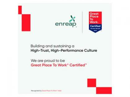 enreap Earns 2025 Great Place To Work Certification™ | enreap Earns 2025 Great Place To Work Certification™ enreap Earns 2025 Great Place To Work Certification™ | enreap Earns 2025 Great Place To Work Certification™
