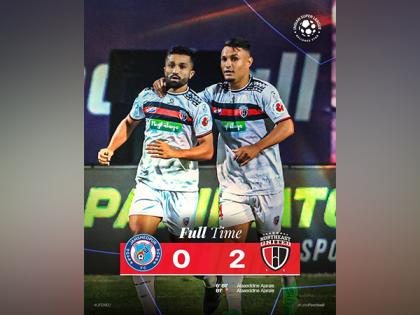 ISL: Dominant NorthEast United FC clinch 2-0 win over Jamshedpur FC | ISL: Dominant NorthEast United FC clinch 2-0 win over Jamshedpur FC