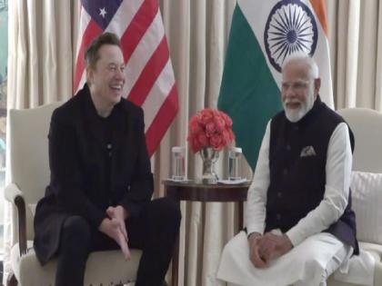 PM Modi meets Tesla CEO Elon Musk at Blair House | PM Modi meets Tesla CEO Elon Musk at Blair House PM Modi meets Tesla CEO Elon Musk at Blair House | PM Modi meets Tesla CEO Elon Musk at Blair House