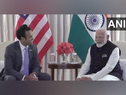 In US, PM Modi meets Indian-origin entrepreneur Vivek Ramaswamy at Blair House | In US, PM Modi meets Indian-origin entrepreneur Vivek Ramaswamy at Blair House In US, PM Modi meets Indian-origin entrepreneur Vivek Ramaswamy at Blair House | In US, PM Modi meets Indian-origin entrepreneur Vivek Ramaswamy at Blair House