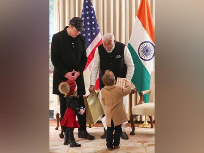 "Delight to meet Elon Musk's family": PM Modi after call-on by Tesla CEO accompanied by his kids | "Delight to meet Elon Musk's family": PM Modi after call-on by Tesla CEO accompanied by his kids "Delight to meet Elon Musk's family": PM Modi after call-on by Tesla CEO accompanied by his kids | "Delight to meet Elon Musk's family": PM Modi after call-on by Tesla CEO accompanied by his kids
