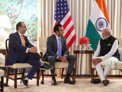 PM Modi meets Vivek Ramaswamy in US, discusses innovation and culture | PM Modi meets Vivek Ramaswamy in US, discusses innovation and culture