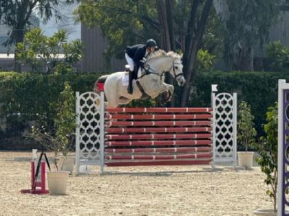 Tejas Dhingra retains National Championship Title at NEC Show Jumping 2024-25 | Tejas Dhingra retains National Championship Title at NEC Show Jumping 2024-25