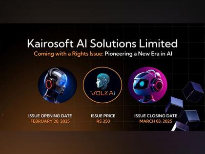 Kairosoft AI Solutions Limited: Pioneering a New Era in AI with Volkai coming with Right Issue | Kairosoft AI Solutions Limited: Pioneering a New Era in AI with Volkai coming with Right Issue Kairosoft AI Solutions Limited: Pioneering a New Era in AI with Volkai coming with Right Issue | Kairosoft AI Solutions Limited: Pioneering a New Era in AI with Volkai coming with Right Issue