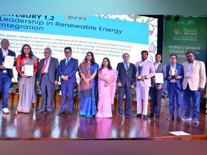 RSWM Limited Wins 'Innovative Water Management and Conservation' Award at CITI Textile Sustainability Awards 2024-25 at Bharat Tex | RSWM Limited Wins 'Innovative Water Management and Conservation' Award at CITI Textile Sustainability Awards 2024-25 at Bharat Tex RSWM Limited Wins 'Innovative Water Management and Conservation' Award at CITI Textile Sustainability Awards 2024-25 at Bharat Tex | RSWM Limited Wins 'Innovative Water Management and Conservation' Award at CITI Textile Sustainability Awards 2024-25 at Bharat Tex