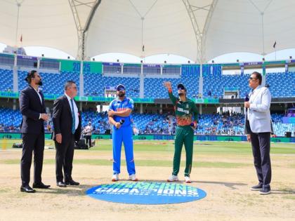 Champions Trophy 2025: Bangladesh win toss; opt to bat first against India in their opening clash | Champions Trophy 2025: Bangladesh win toss; opt to bat first against India in their opening clash
