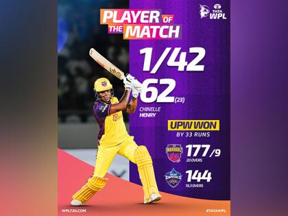 UP Warriorz secure first win in WPL with Chinelle Henry's heroics | UP Warriorz secure first win in WPL with Chinelle Henry's heroics