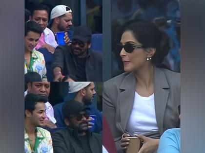 Chiranjeevi, Sonam Kapoor attend India-Pakistan intense clash at Champions Trophy 2025 in Dubai | Chiranjeevi, Sonam Kapoor attend India-Pakistan intense clash at Champions Trophy 2025 in Dubai Chiranjeevi, Sonam Kapoor attend India-Pakistan intense clash at Champions Trophy 2025 in Dubai | Chiranjeevi, Sonam Kapoor attend India-Pakistan intense clash at Champions Trophy 2025 in Dubai