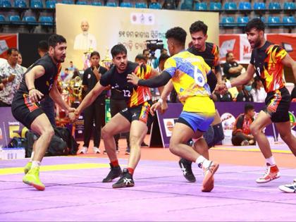 Maharashtra, Haryana, Services advance in 71st Senior National Kabaddi C'ships | Maharashtra, Haryana, Services advance in 71st Senior National Kabaddi C'ships