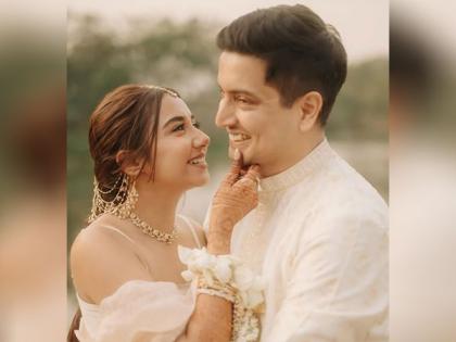 Prajakta Koli, Vrishank Khanal share adorable moments from their intimate haldi ceremony | Prajakta Koli, Vrishank Khanal share adorable moments from their intimate haldi ceremony Prajakta Koli, Vrishank Khanal share adorable moments from their intimate haldi ceremony | Prajakta Koli, Vrishank Khanal share adorable moments from their intimate haldi ceremony