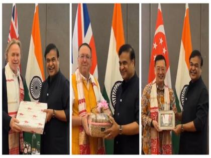Assam CM Sarma meets Ambassadors of UK, Australia, Singapore ahead of Advantage Assam 2.0 Summit | Assam CM Sarma meets Ambassadors of UK, Australia, Singapore ahead of Advantage Assam 2.0 Summit Assam CM Sarma meets Ambassadors of UK, Australia, Singapore ahead of Advantage Assam 2.0 Summit | Assam CM Sarma meets Ambassadors of UK, Australia, Singapore ahead of Advantage Assam 2.0 Summit