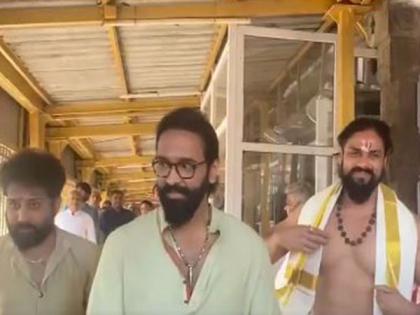 Vishnu Manchu offers prayers at Tirumala temple | Vishnu Manchu offers prayers at Tirumala temple Vishnu Manchu offers prayers at Tirumala temple | Vishnu Manchu offers prayers at Tirumala temple