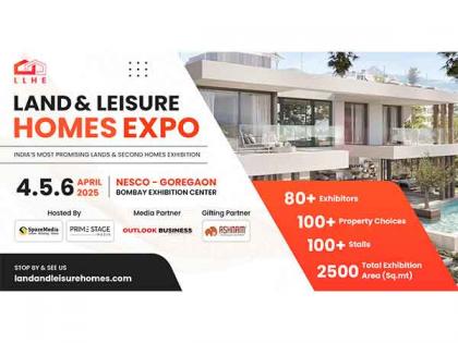 Land & Leisure Homes Expo 2025: India's Exclusive Real Estate Showcase for Investments & Second Homes at Nesco, Goregaon | Land & Leisure Homes Expo 2025: India's Exclusive Real Estate Showcase for Investments & Second Homes at Nesco, Goregaon Land & Leisure Homes Expo 2025: India's Exclusive Real Estate Showcase for Investments & Second Homes at Nesco, Goregaon | Land & Leisure Homes Expo 2025: India's Exclusive Real Estate Showcase for Investments & Second Homes at Nesco, Goregaon