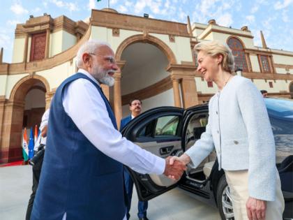 India is pillar of certainty for Europe in increasingly uncertain world: EU chief Ursula von der Leyen | India is pillar of certainty for Europe in increasingly uncertain world: EU chief Ursula von der Leyen India is pillar of certainty for Europe in increasingly uncertain world: EU chief Ursula von der Leyen | India is pillar of certainty for Europe in increasingly uncertain world: EU chief Ursula von der Leyen