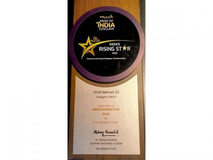 A Star on the Rise! STAR Refined Oil wins 'Rising Star of India' Award | A Star on the Rise! STAR Refined Oil wins 'Rising Star of India' Award A Star on the Rise! STAR Refined Oil wins 'Rising Star of India' Award | A Star on the Rise! STAR Refined Oil wins 'Rising Star of India' Award
