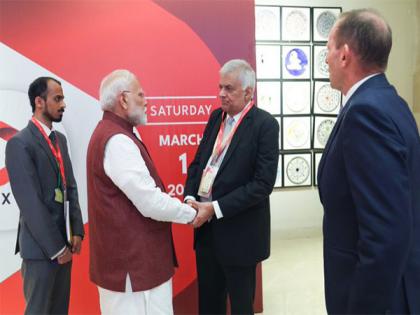 PM Modi meets 'friend' ex Sri Lankan President Ranil Wickremesinghe at NXT Conclave | PM Modi meets 'friend' ex Sri Lankan President Ranil Wickremesinghe at NXT Conclave PM Modi meets 'friend' ex Sri Lankan President Ranil Wickremesinghe at NXT Conclave | PM Modi meets 'friend' ex Sri Lankan President Ranil Wickremesinghe at NXT Conclave