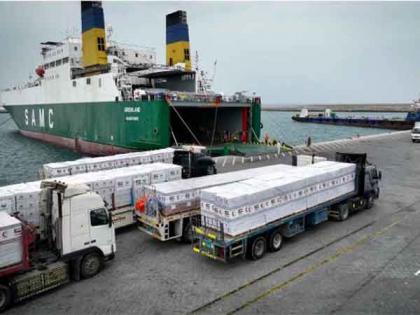 UAE sends Zayed Humanitarian Ship 7 to aid Gaza as part of Operation Chivalrous Knight 3 | UAE sends Zayed Humanitarian Ship 7 to aid Gaza as part of Operation Chivalrous Knight 3 UAE sends Zayed Humanitarian Ship 7 to aid Gaza as part of Operation Chivalrous Knight 3 | UAE sends Zayed Humanitarian Ship 7 to aid Gaza as part of Operation Chivalrous Knight 3