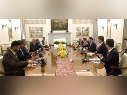 EAM S Jaishankar meets with Belgium's foreign minister, Maxime Prevot, at Hyderabad House | EAM S Jaishankar meets with Belgium's foreign minister, Maxime Prevot, at Hyderabad House EAM S Jaishankar meets with Belgium's foreign minister, Maxime Prevot, at Hyderabad House | EAM S Jaishankar meets with Belgium's foreign minister, Maxime Prevot, at Hyderabad House