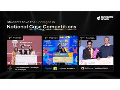 Masters' Union students defeat IIMs, ISB to take home INR 5L, 3L and 1L cash prizes across 3 National Case Competitions | Masters' Union students defeat IIMs, ISB to take home INR 5L, 3L and 1L cash prizes across 3 National Case Competitions Masters' Union students defeat IIMs, ISB to take home INR 5L, 3L and 1L cash prizes across 3 National Case Competitions | Masters' Union students defeat IIMs, ISB to take home INR 5L, 3L and 1L cash prizes across 3 National Case Competitions