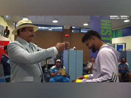 Shreyas Iyer receives 'Fielder of the Match' medal following win over Australia in CT semis | Shreyas Iyer receives 'Fielder of the Match' medal following win over Australia in CT semis