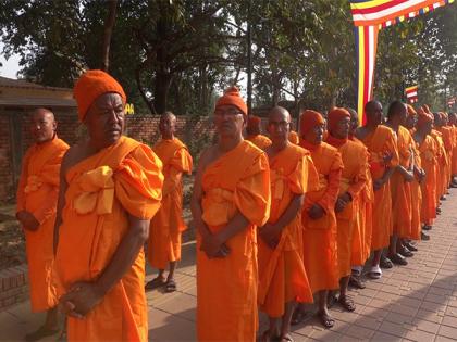 Ordination ceremony for 500 novice monks underway in Nepal's Lumbini | Ordination ceremony for 500 novice monks underway in Nepal's Lumbini