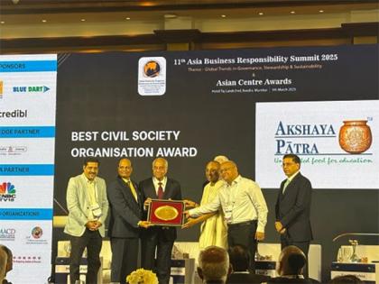 The Akshaya Patra Foundation Honored with Prestigious Best Civil Society Award by Asian Centre for Corporate Governance and Sustainability | The Akshaya Patra Foundation Honored with Prestigious Best Civil Society Award by Asian Centre for Corporate Governance and Sustainability The Akshaya Patra Foundation Honored with Prestigious Best Civil Society Award by Asian Centre for Corporate Governance and Sustainability | The Akshaya Patra Foundation Honored with Prestigious Best Civil Society Award by Asian Centre for Corporate Governance and Sustainability