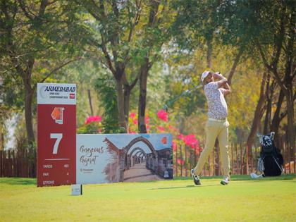 N Thangaraja pulls ahead into imposing five-shot lead in round three | N Thangaraja pulls ahead into imposing five-shot lead in round three