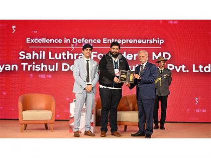 Sahil Luthra, Founder & MD of Vijayan Trishul Defence Solution, Honored with Excellence in Defence Entrepreneurship Award at ET Now Business Conclave | Sahil Luthra, Founder & MD of Vijayan Trishul Defence Solution, Honored with Excellence in Defence Entrepreneurship Award at ET Now Business Conclave Sahil Luthra, Founder & MD of Vijayan Trishul Defence Solution, Honored with Excellence in Defence Entrepreneurship Award at ET Now Business Conclave | Sahil Luthra, Founder & MD of Vijayan Trishul Defence Solution, Honored with Excellence in Defence Entrepreneurship Award at ET Now Business Conclave