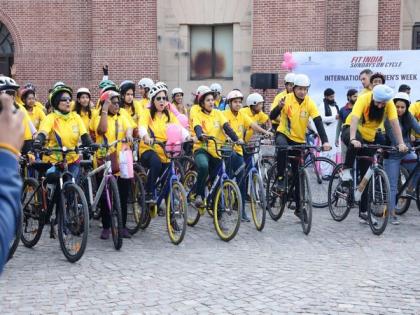 Women's Day special Fit India Sundays on Cycle held across nation | Women's Day special Fit India Sundays on Cycle held across nation