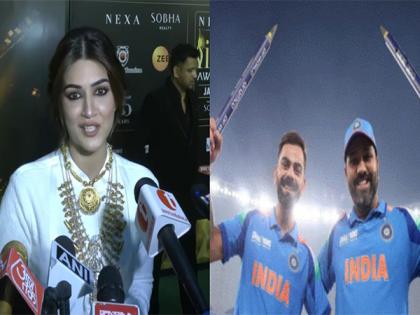 Champions Trophy 2025: Kriti Sanon calls India's win against New Zealand a "double celebration" | Champions Trophy 2025: Kriti Sanon calls India's win against New Zealand a "double celebration" Champions Trophy 2025: Kriti Sanon calls India's win against New Zealand a "double celebration" | Champions Trophy 2025: Kriti Sanon calls India's win against New Zealand a "double celebration"