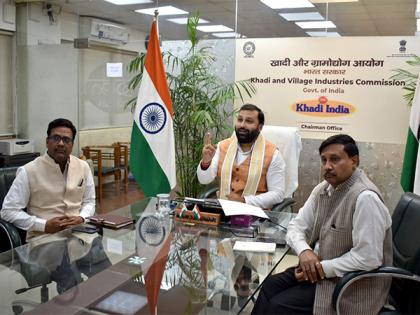 Wages of Khadi artisans will be increased by 20% from April 1, annouces KVIC Chairman | Wages of Khadi artisans will be increased by 20% from April 1, annouces KVIC Chairman Wages of Khadi artisans will be increased by 20% from April 1, annouces KVIC Chairman | Wages of Khadi artisans will be increased by 20% from April 1, annouces KVIC Chairman