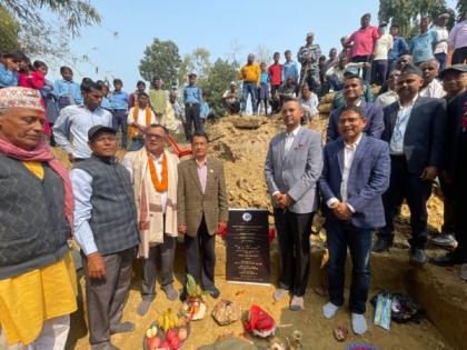 Foundation stone laid for school building being constructed with India's assistance in Nepal's Sunsari district | Foundation stone laid for school building being constructed with India's assistance in Nepal's Sunsari district Foundation stone laid for school building being constructed with India's assistance in Nepal's Sunsari district | Foundation stone laid for school building being constructed with India's assistance in Nepal's Sunsari district