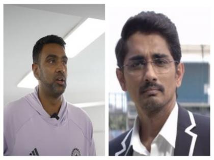 R Ashwin gives a shout out to Siddharth over his performance as cricketer in 'Test' | R Ashwin gives a shout out to Siddharth over his performance as cricketer in 'Test' R Ashwin gives a shout out to Siddharth over his performance as cricketer in 'Test' | R Ashwin gives a shout out to Siddharth over his performance as cricketer in 'Test'