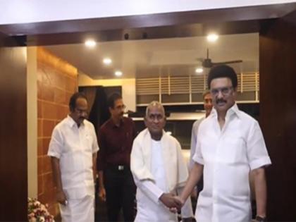 Tamil Nadu: Music mastero Ilaiyaraaja meets CM Stalin | Tamil Nadu: Music mastero Ilaiyaraaja meets CM Stalin Tamil Nadu: Music mastero Ilaiyaraaja meets CM Stalin | Tamil Nadu: Music mastero Ilaiyaraaja meets CM Stalin