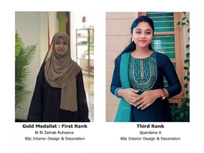 Cindrebay School of Design Students Secure Top Ranks in Bangalore University's BSc Interior Design & Decoration Program | Cindrebay School of Design Students Secure Top Ranks in Bangalore University's BSc Interior Design & Decoration Program