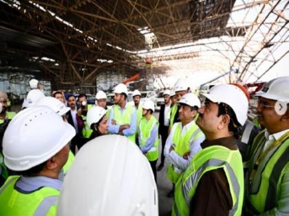 Gautam Adani visits Navi Mumbai airport, set for inauguration this June | Gautam Adani visits Navi Mumbai airport, set for inauguration this June