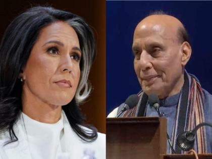 Defence Minister Rajnath Singh to meet US Intelligence chief Tulsi Gabbard today | Defence Minister Rajnath Singh to meet US Intelligence chief Tulsi Gabbard today Defence Minister Rajnath Singh to meet US Intelligence chief Tulsi Gabbard today | Defence Minister Rajnath Singh to meet US Intelligence chief Tulsi Gabbard today